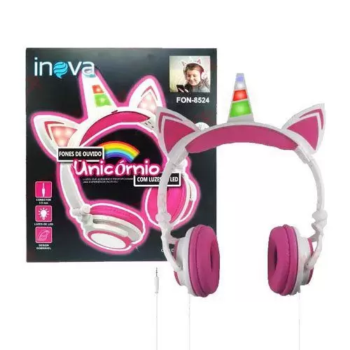 Fone de Ouvido Unicórnio