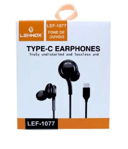 type c earphones lehmox