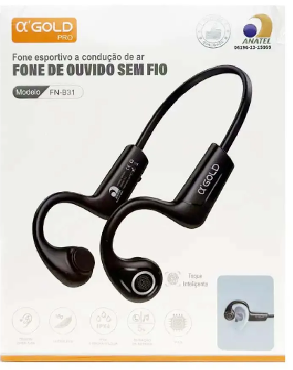 FONE DE OUVIDO SEM FIO GOLD