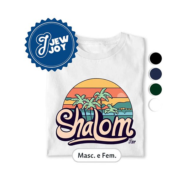 Camiseta - Shalom Sunset - Jewjoy