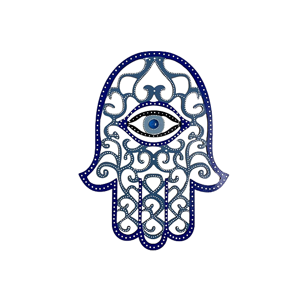 Enfeite Judaico Hamsa - parede