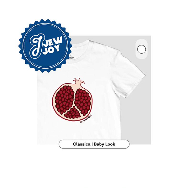 Camiseta - Romã - Jewjoy