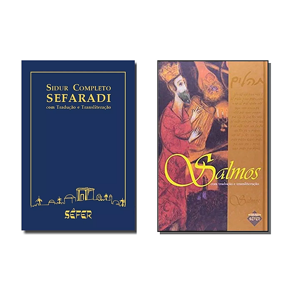 Sidur completo Sefaradi + Salmos (Tradução + Transliteração)