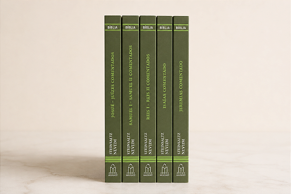SÉRIE NEVIIM - 5 LIVROS ( Josué/Juízes, Samuel-I/Samuel-II, Reis-I/Reis-II, Isaias e Jeremias)