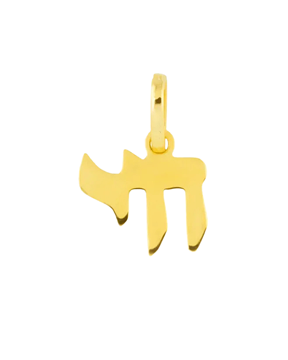 Pingente Chai G - Ouro 18K