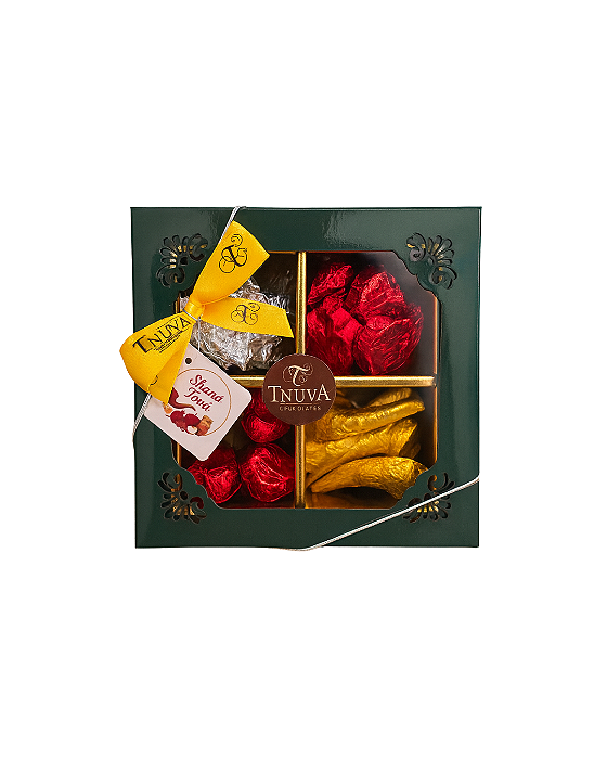 Caixa de chocolates - Símbolos judaicos - Kosher Parve