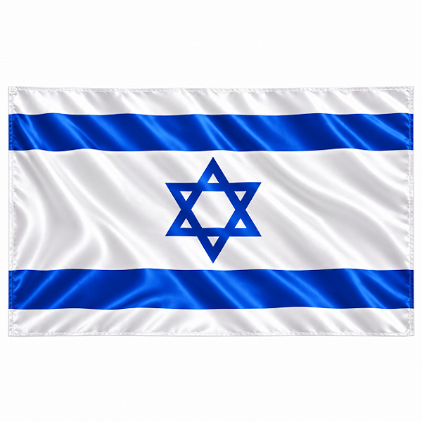Bandeira de Israel - Cetim - 100x150 cm