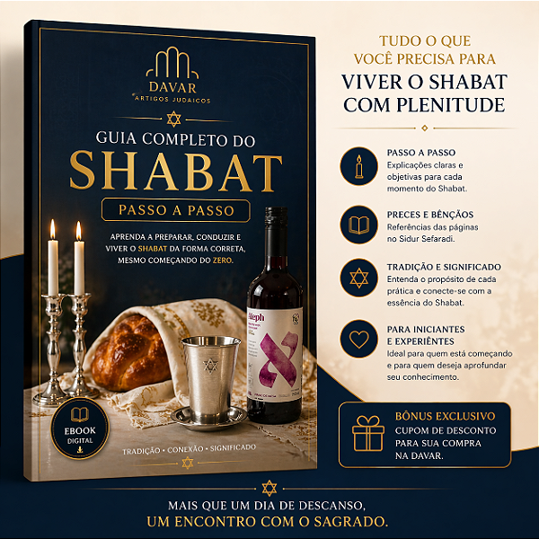 Guia Completo do Shabat Passo a Passo (Ebook Digital)