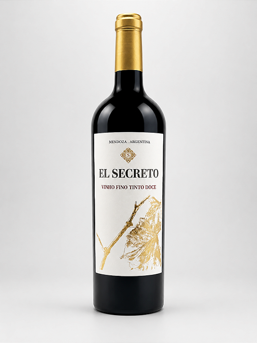 Vinho El Secreto Fino Tinto Doce Suave - Kasher 2024
