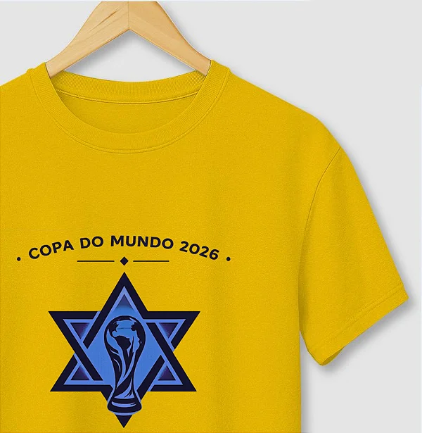 Camiseta Copa do Mundo 2026 Estrela Azul