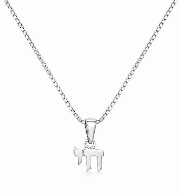 Colar Mini Pingente Chai - Prata 925