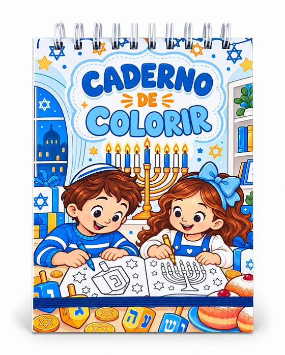 Caderno de Colorir Judaico Bobbie Goods