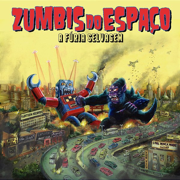 ZUMBIS DO ESPAÇO - A FÚRIA SELVAGEM - CD DIGIFILE