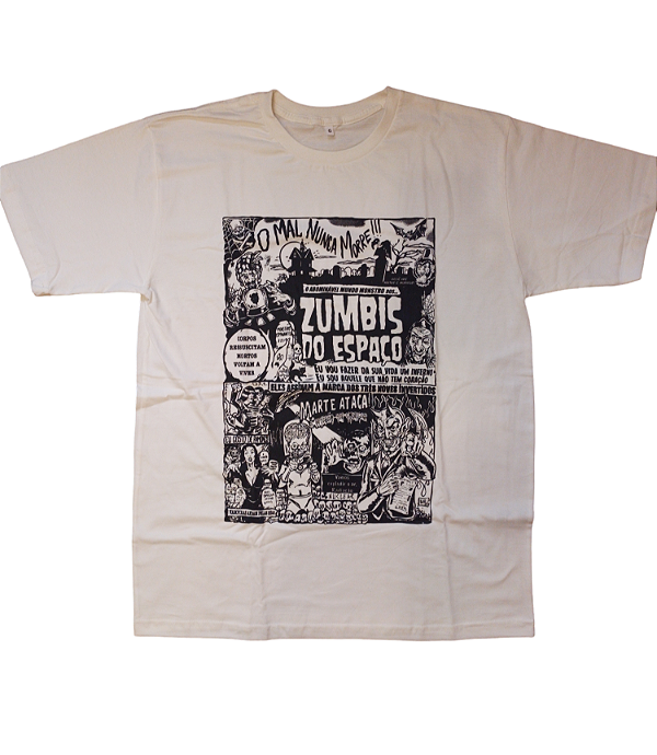 CAMISETA ZUMBIS DO ESPAÇO - O MAL NUNCA MORRE