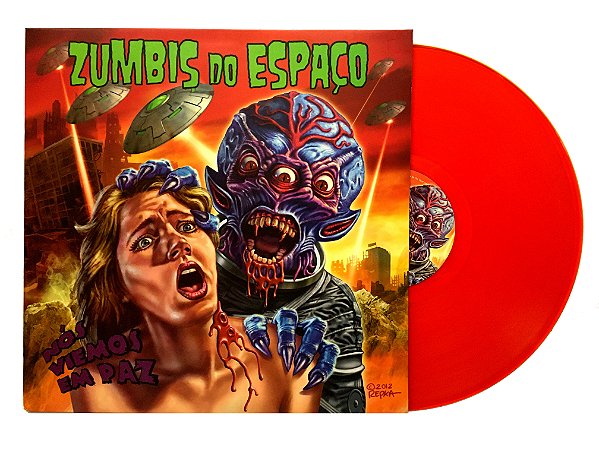 ZUMBIS DO ESPAÇO - NÓS VIEMOS EM PAZ - VINIL 12" COLOR