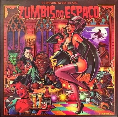 ZUMBIS DO ESPAÇO - O LOBISOMEM QUE EU SOU - COMPACTO 7" VINIL COLOR
