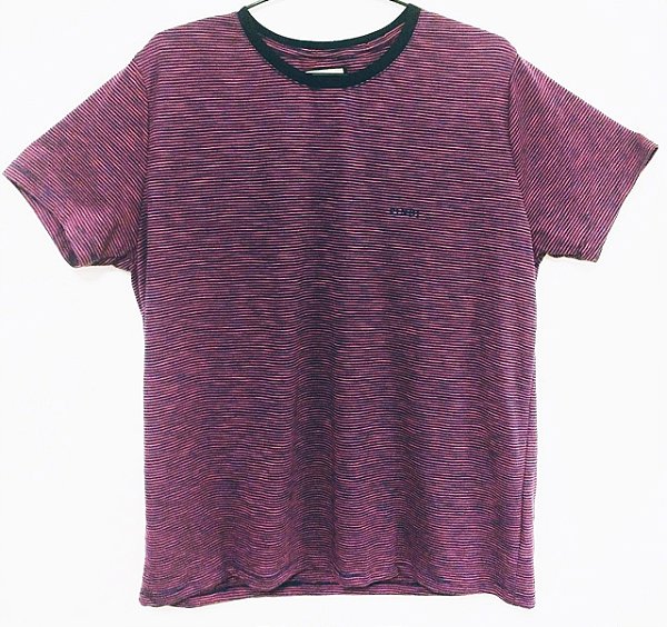 Camiseta STRIPES vermelha/azul