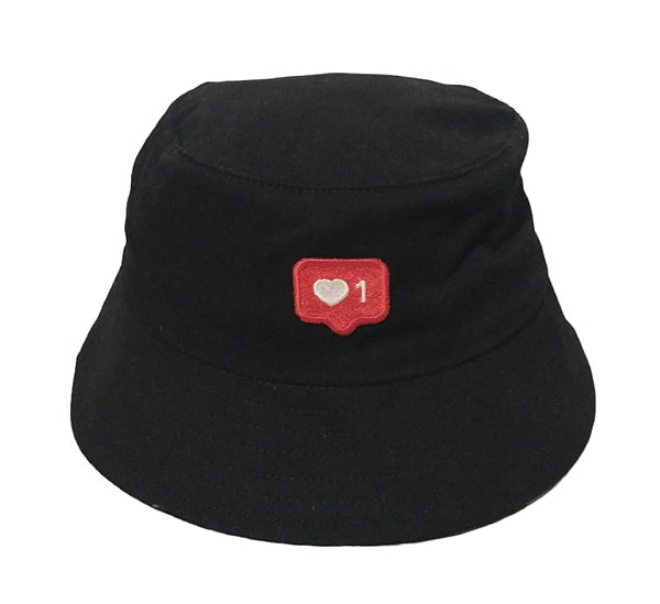 Chapéu bucket preto LIKE - FINDI®