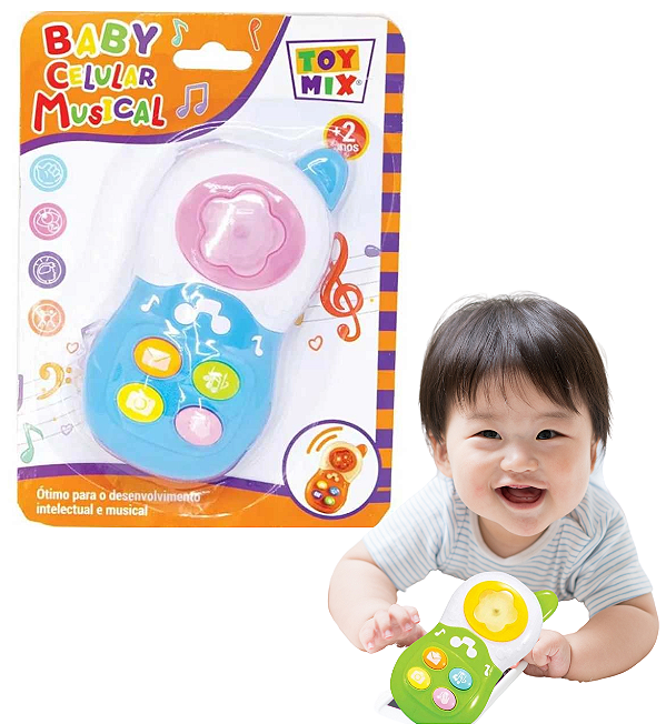 Brinquedo Educativo Baby Celular Musical Toy Mix