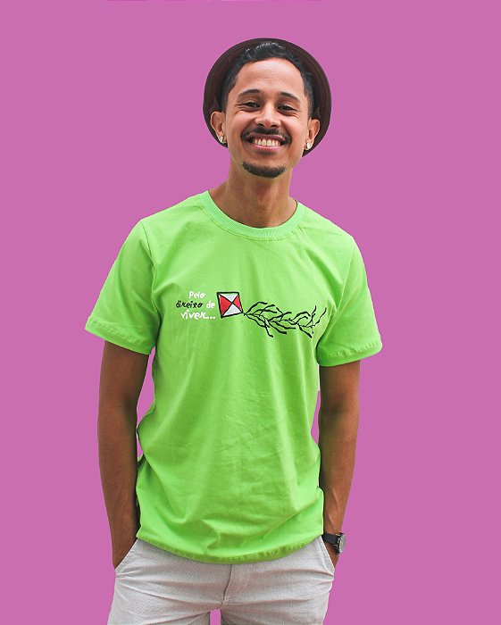 CAMISETA - PELO DIREITO DE VIVER