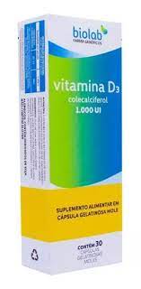 Vitamina D 2000Ui + Zinco 30 Ca Biolab