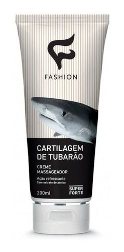 Creme Massageador Cartilagem De Tubarão 200 G Fashion Cosmeticos