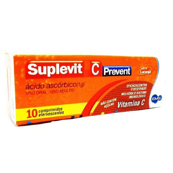 Suplevit C Prevent Efervescente Vitamina C 10 comprimidos EMS