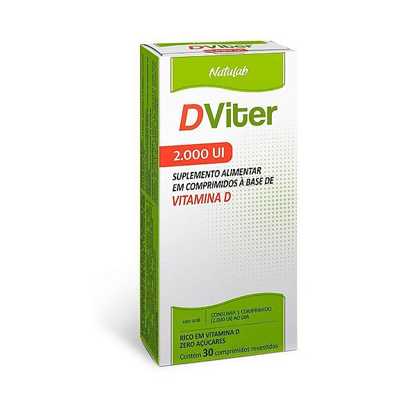 Dviter Vitamina D 2000Ui 30 Cp Natulab