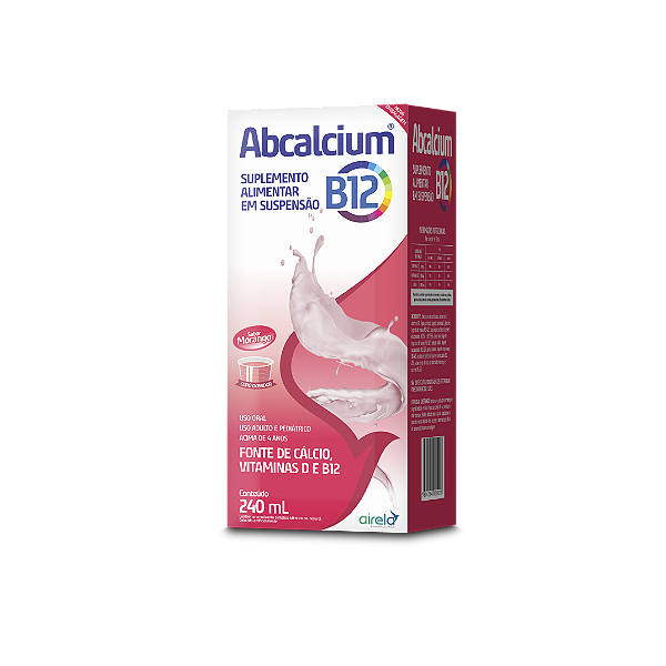 Abcalcium B12 Cálcio 240 ML Airela