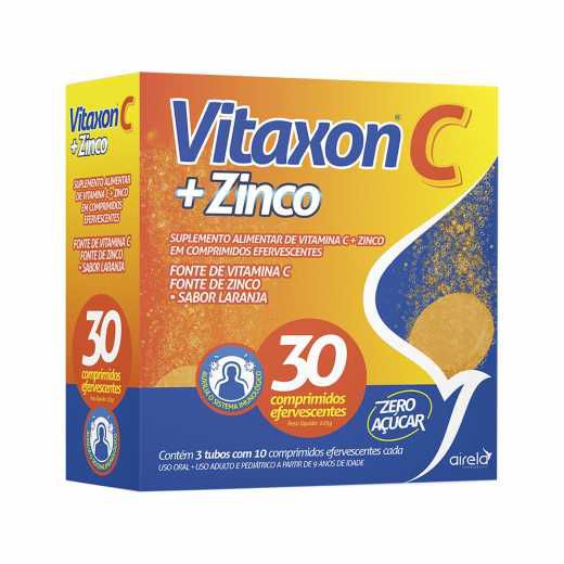 Vitaxon Zinco Enfervecente Vitamina C + Zinco 30 Capsulas Airela