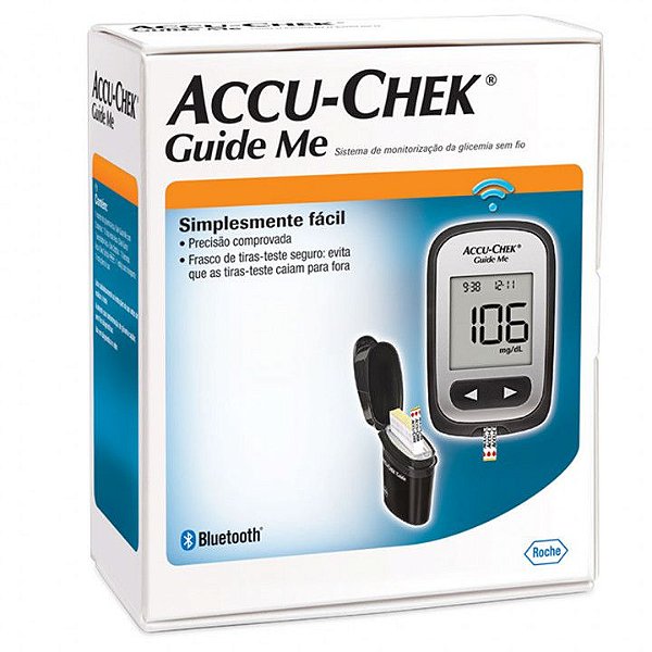 Accu-Chek Guide Kit 10 Teste + Monitor De Glicemia Sc Roche