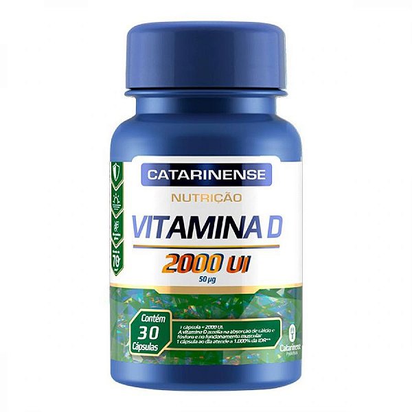 Vitamina D 2000Ui 30 Capsulas Catarinense