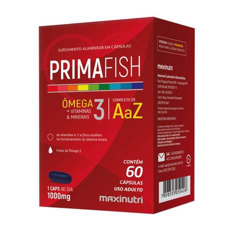 Primafish – Ômega 3 + Vitaminas E Minerais 30 Capsulas Maxinutri