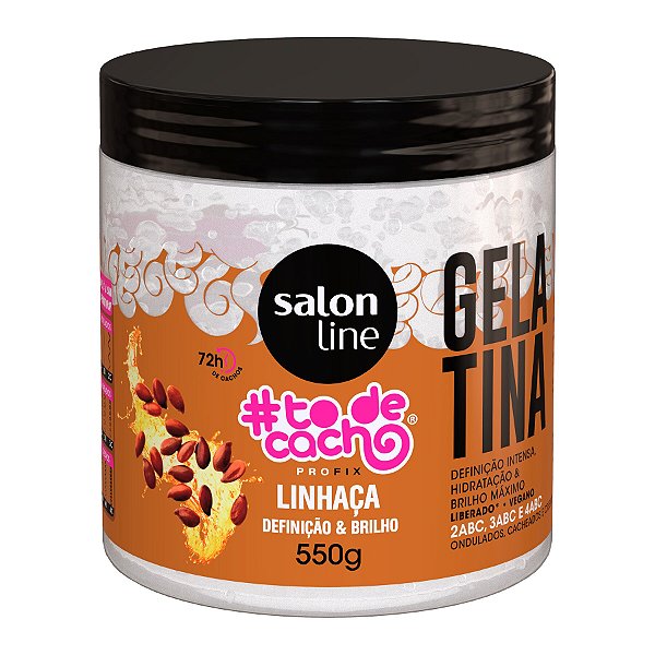 Gelatina Salon Line To De Cachos Linhaça 550G