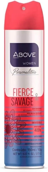 Desodorante Aerossol Maxx Personalitties Fierce & Savage 150ml - Above