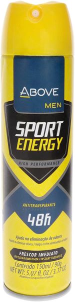 Desodorante Aerossol Sport Energy Men 150Ml - Above