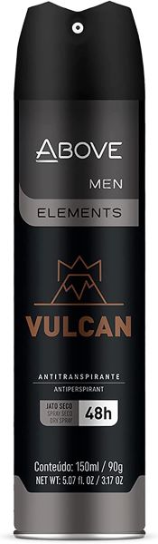 Desodorante Aerossol Elements Vulcan Men 150ml - Above