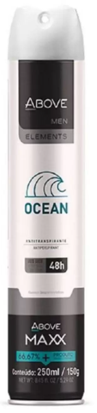 Desodorante Aerossol Maxx Elements Ocean 250Ml - Above