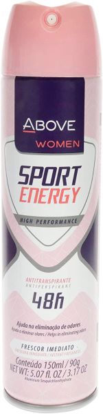 Desodorante Aerosol Women Sport Energy 150ml Above