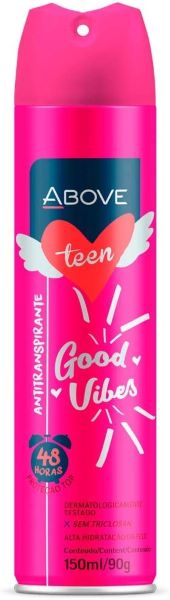 Desodorante Aerossol Teen Good Vibes 150ml Above