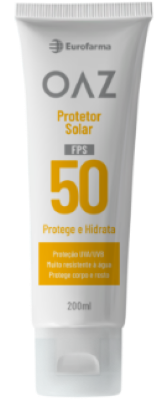 Protetor Solar OAZ 50 FPS Creme - 200 ml