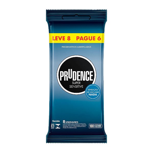 Preservativo Super Sensitive Leve 8/Pague 6- Prudence