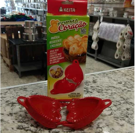 FORMA PASTEL MOLDE CORAÇÃO | KEITA