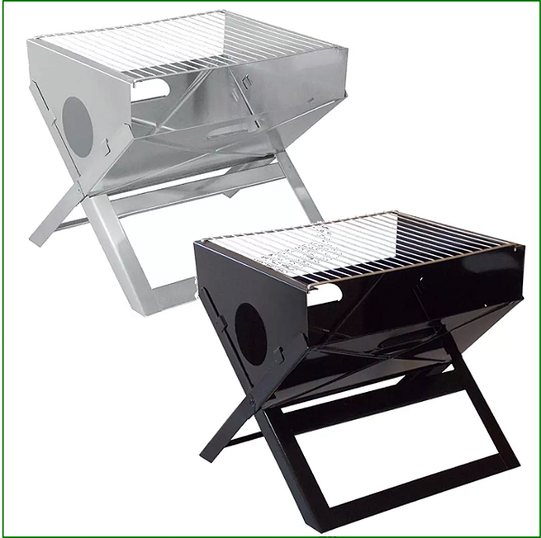 CHURRASQUEIRA DOBRÁVEL A CARVÃO MALETA PRATICA | ALFA SUPORTEL