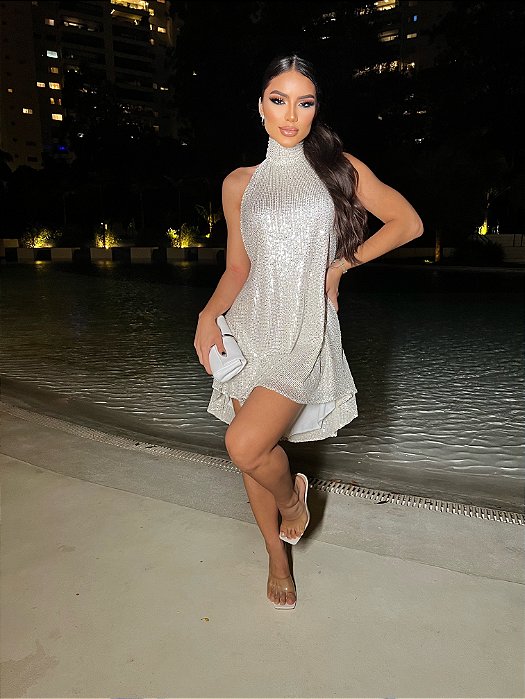 VESTIDO VILLARIM PRATA WHITE