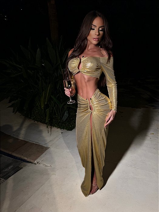 CONJUNTO TULUM DOURADO