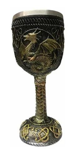 Taça Cálice Medieval Game Of Thrones Dragão