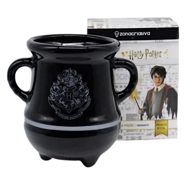 Caneca 3D Caldeirão Hogwarts Harry Potter