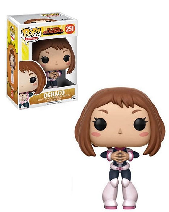 Boneco Funko Pop Ochaco 251 Academia My Hero