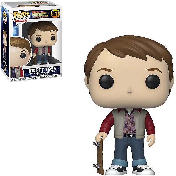 Boneco Funko Pop Marty 1955 957 Back To The Future